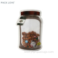 sachet packaging plastic clear zip bag